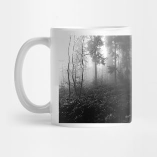 Dark and mysterious forest photo Mug